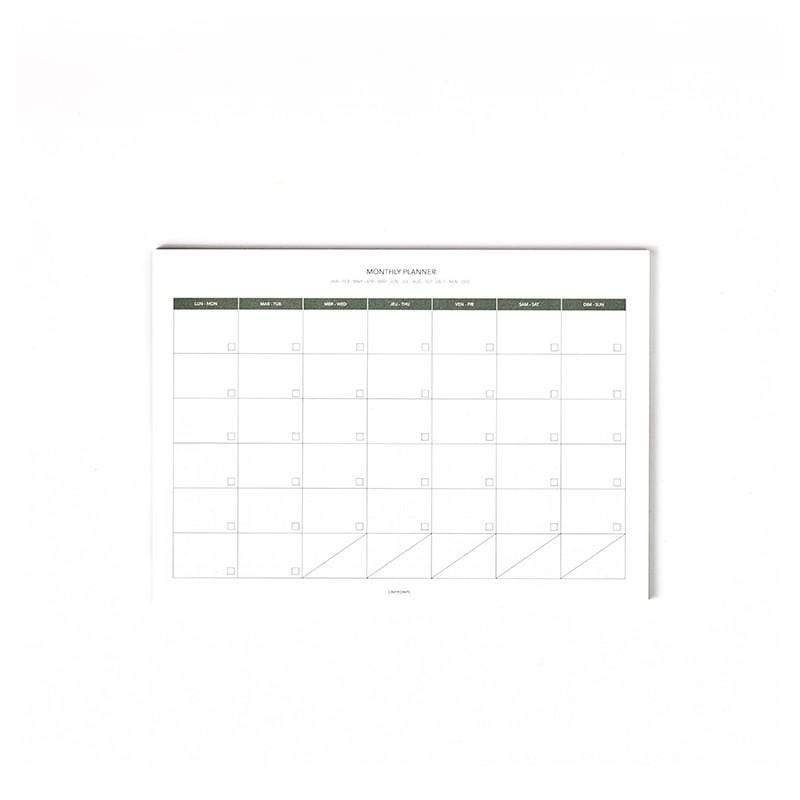 Cinqpoints Planner Archiplanner - Monthly Planner A4