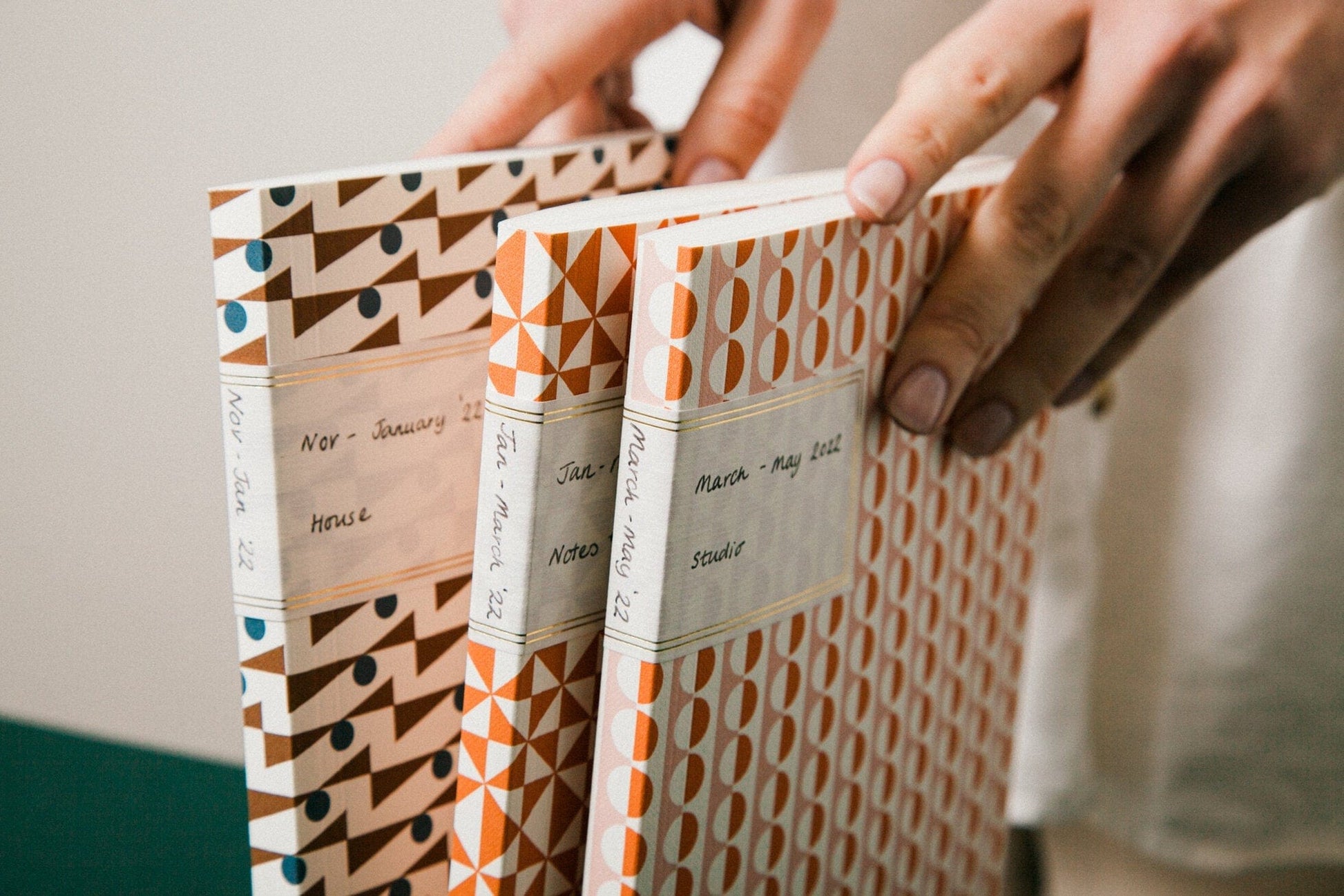 Ola Planner Daily Planner Enid - Brown&Blue