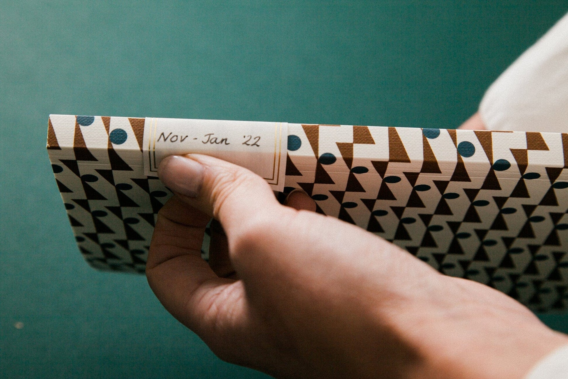 Ola Planner Daily Planner Enid - Brown&Blue