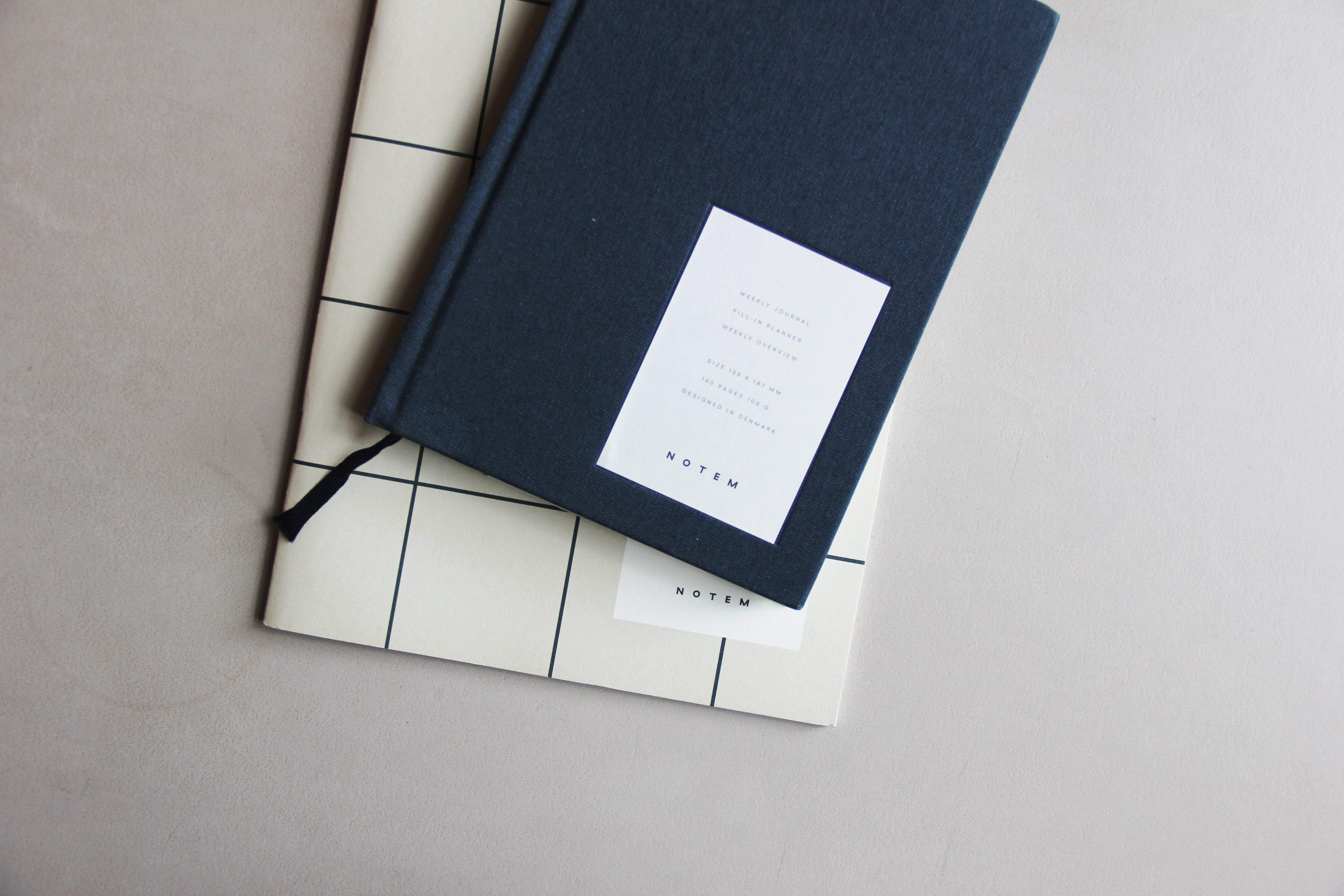 Notem Planner Even Weekly Journal Dusty Blue