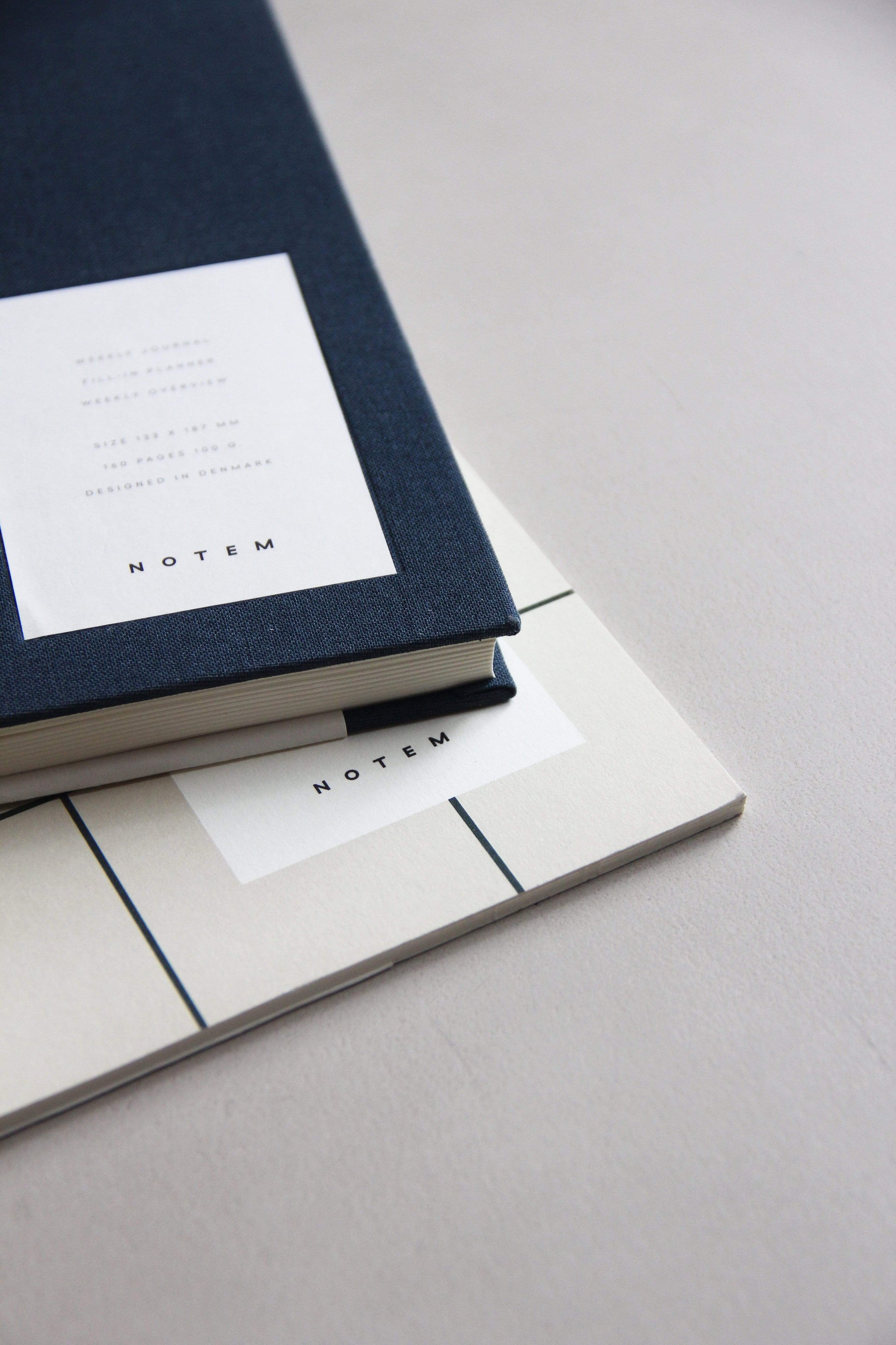 Notem Planner Even Weekly Journal Dusty Blue