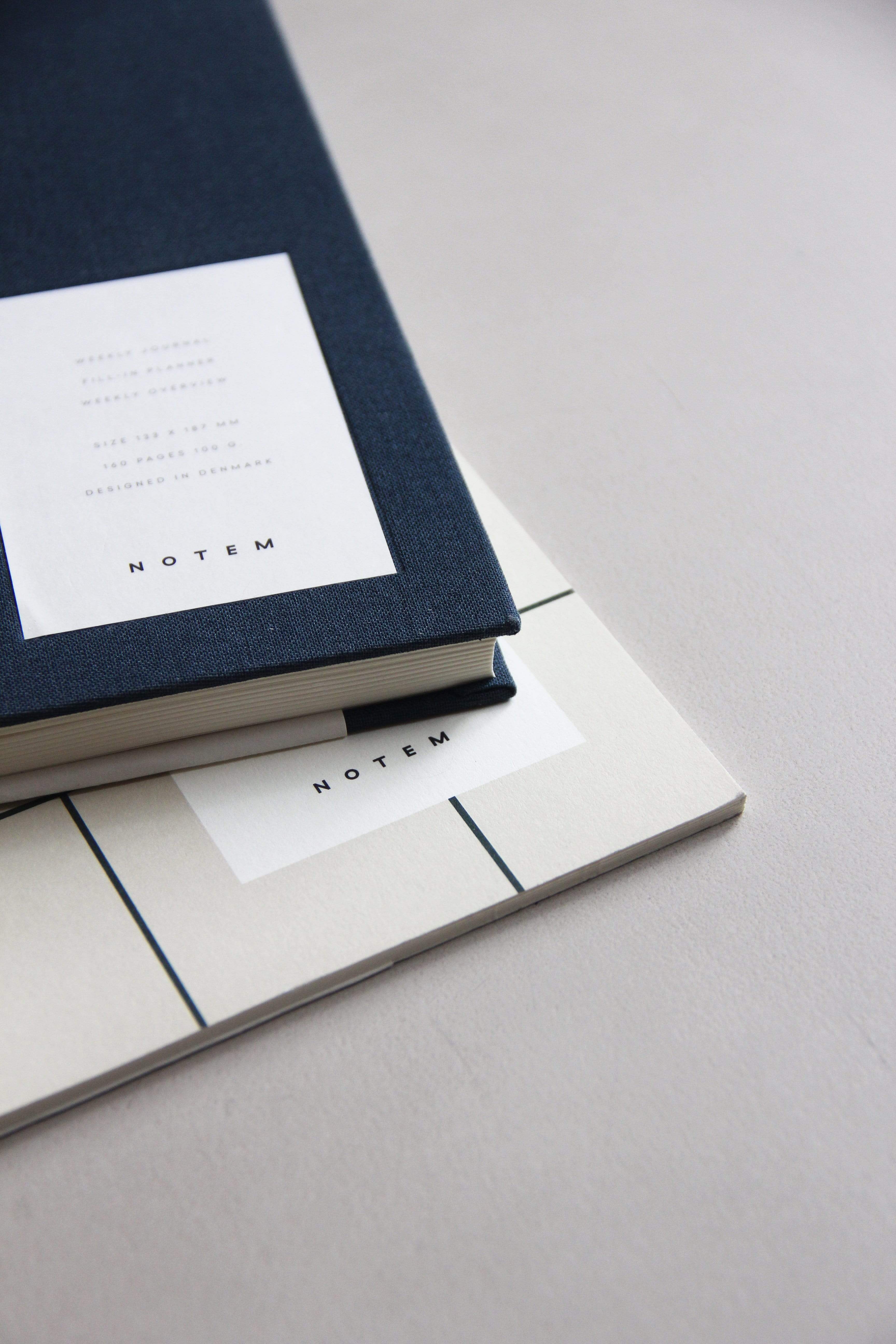 Notem Planner Even Weekly Journal Dusty Blue