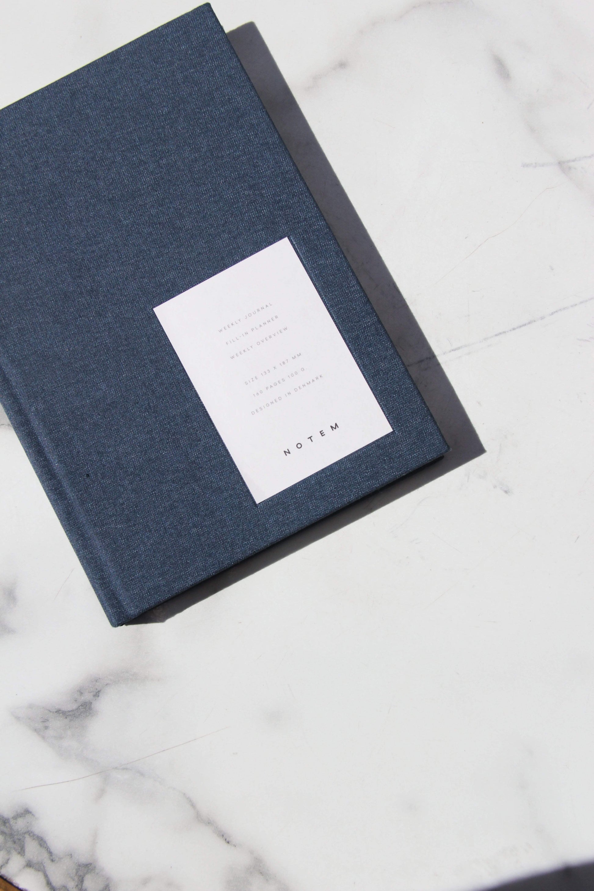 Notem Planner Even Weekly Journal Dusty Blue