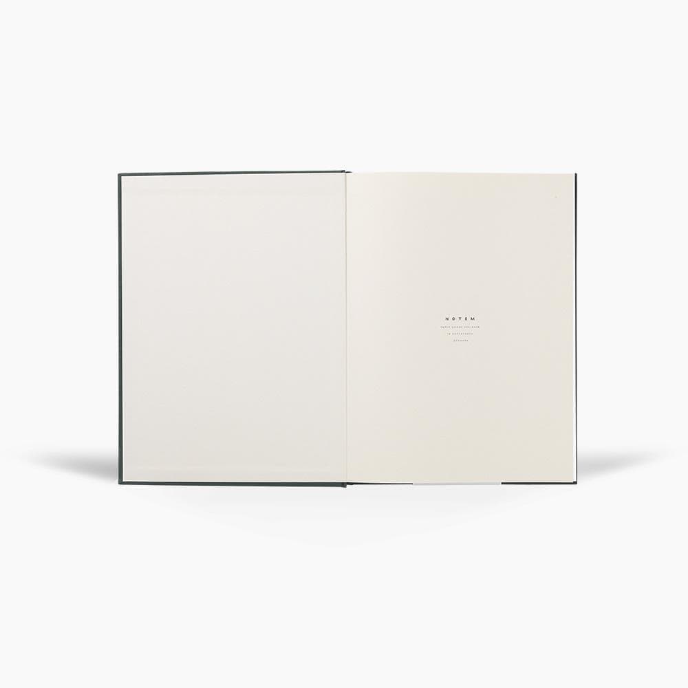 Notem Planner Even Work Journal Large - Dark Green
