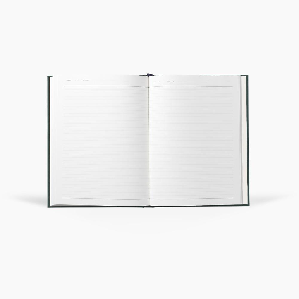 Notem Planner Even Work Journal Large - Dark Green