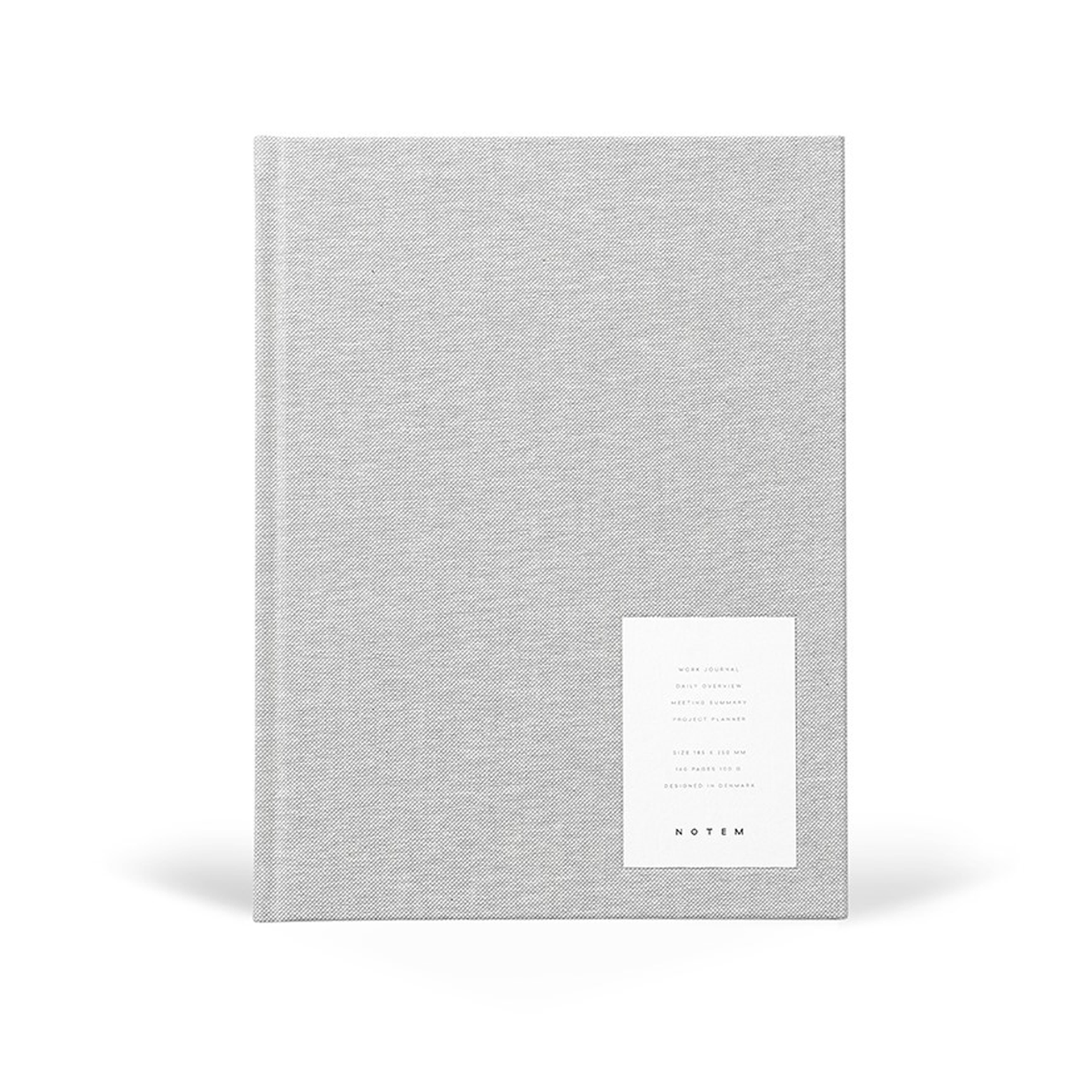 Notem Planner Even Work Journal Large - Grey