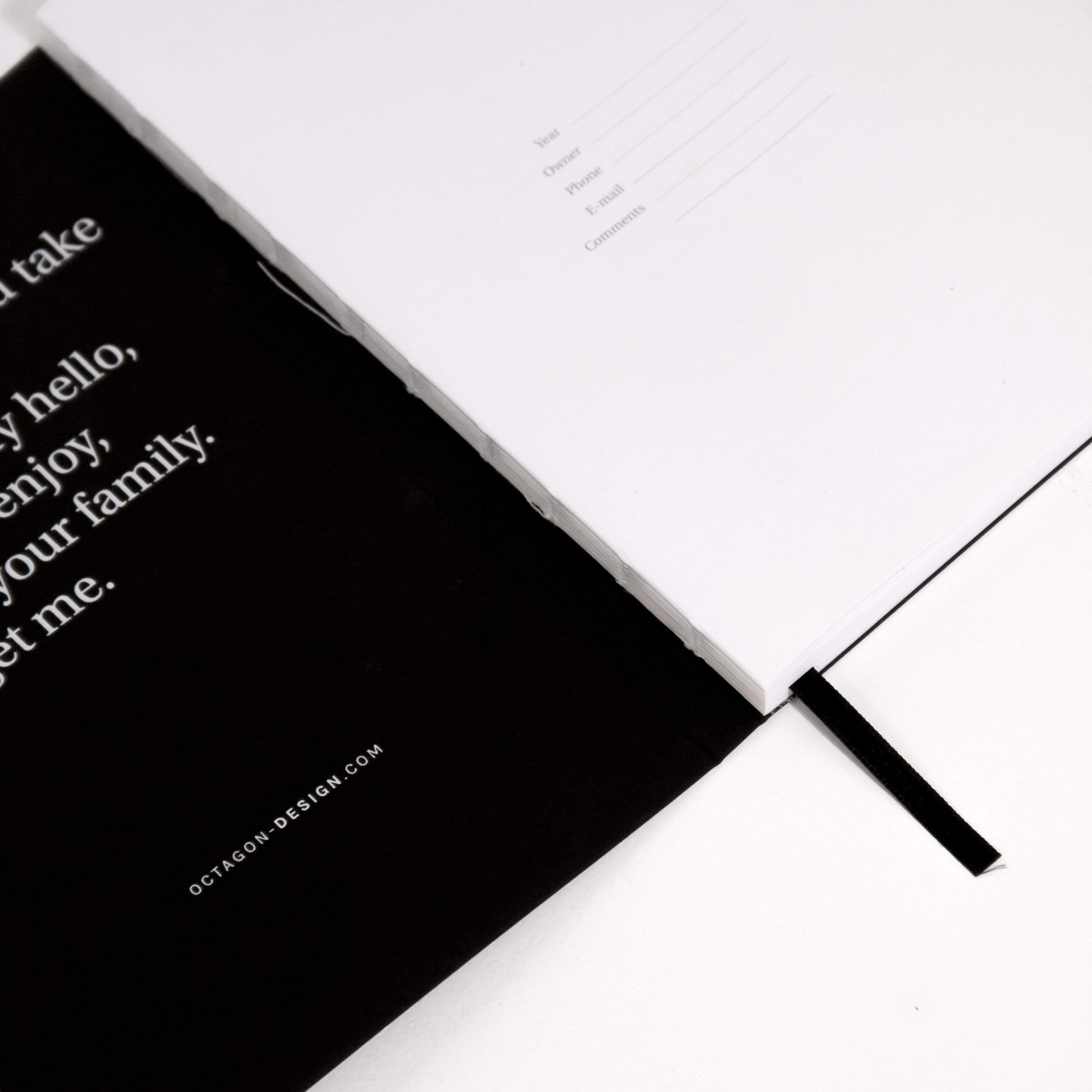 Octagon Planner Plan Your Month - Black