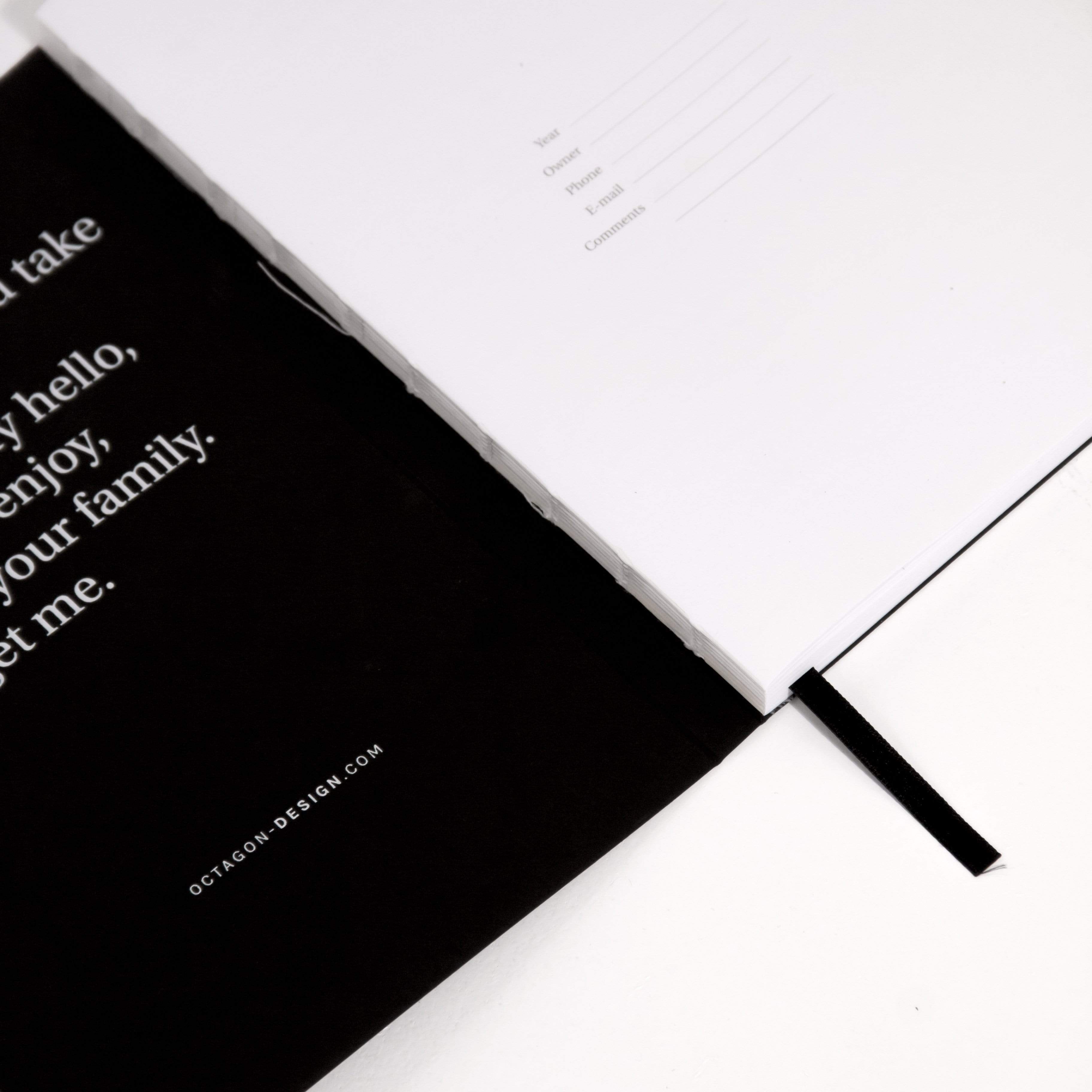 Octagon Planner Plan Your Month - Black