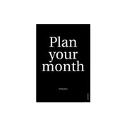 Octagon Planner Plan Your Month - Black