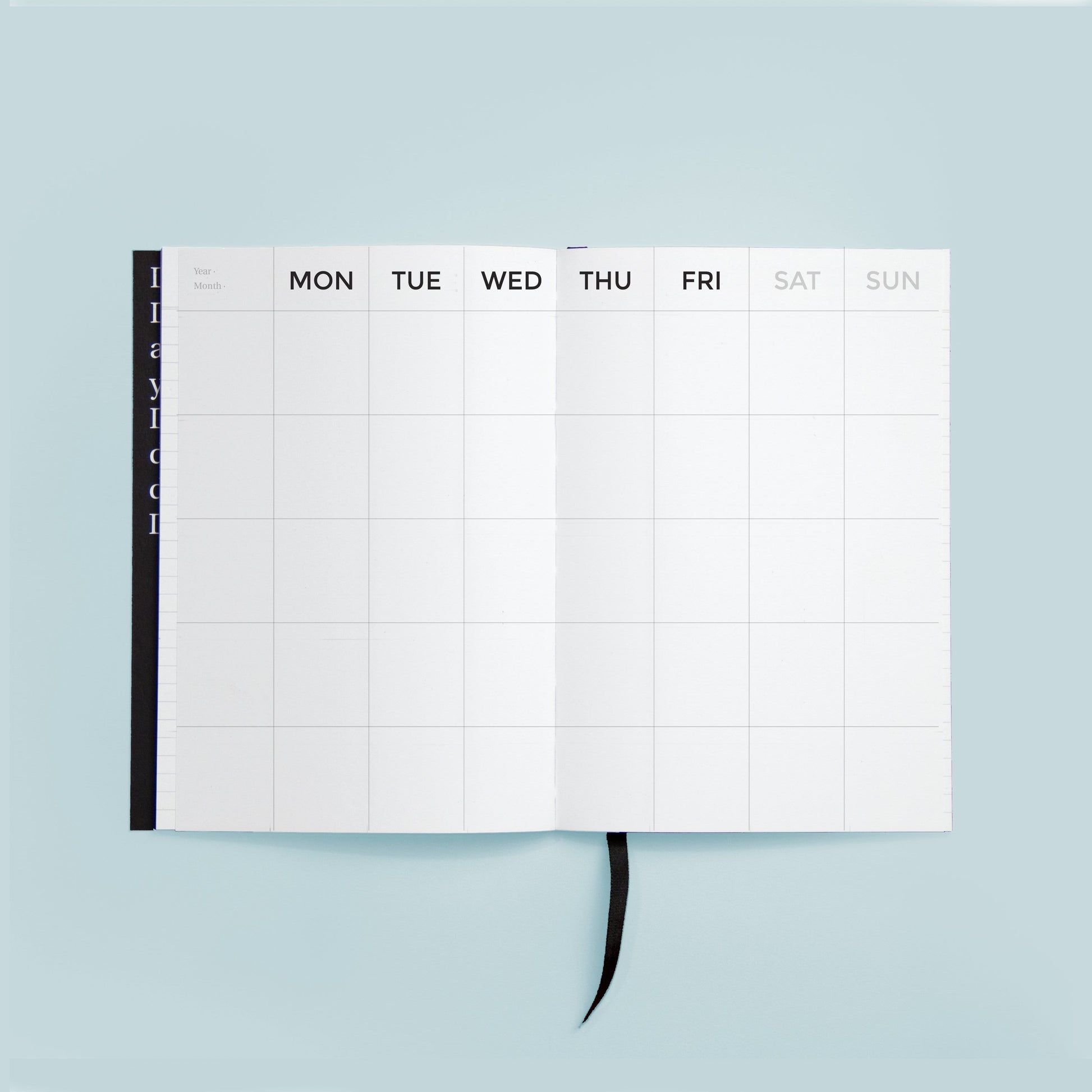 Octagon Planner Plan Your Month - Black