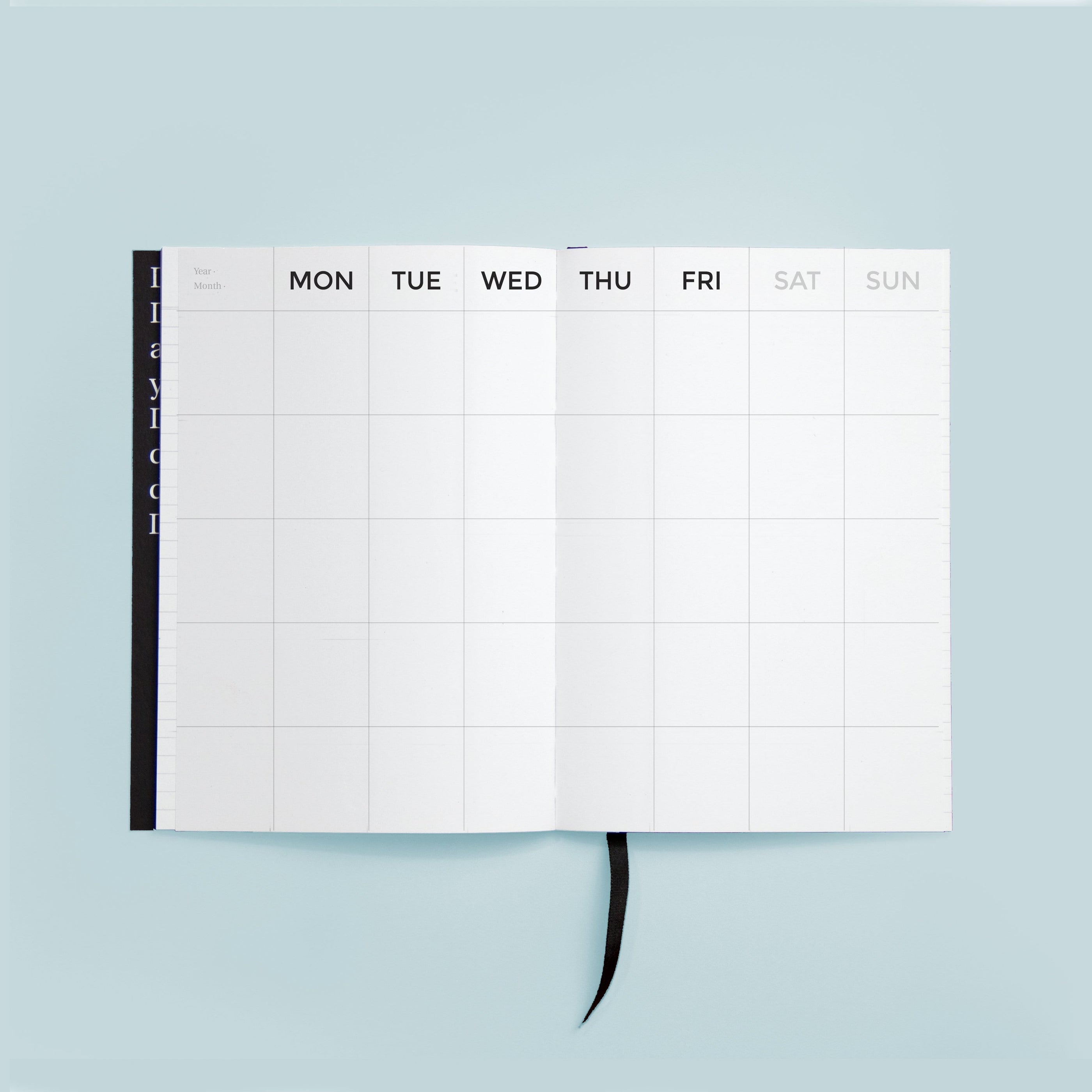 Octagon Planner Plan Your Month - Black