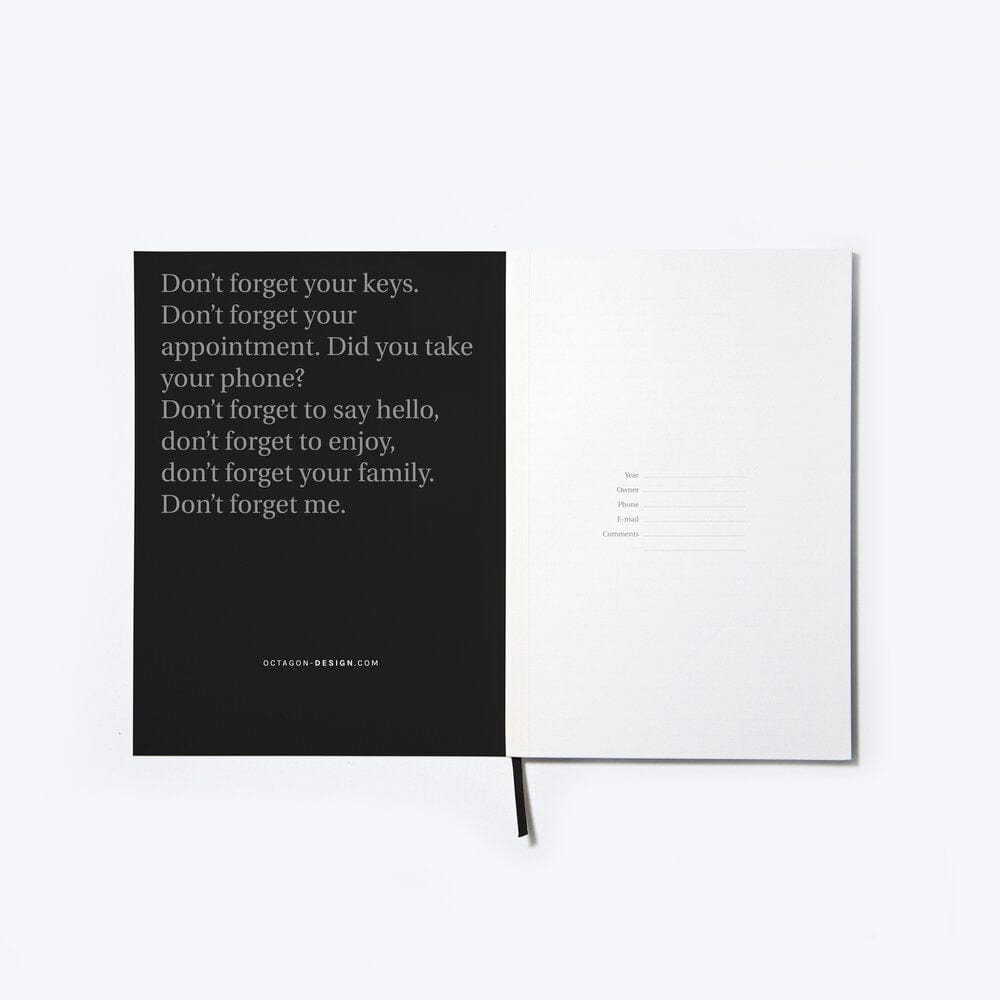 Octagon Planner Plan Your Month - Black