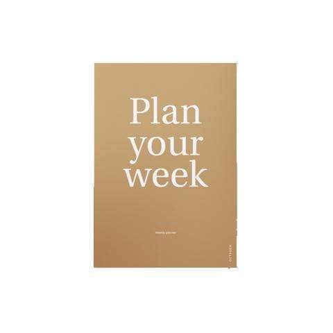 Octagon Planner Plan Your Week - Camel