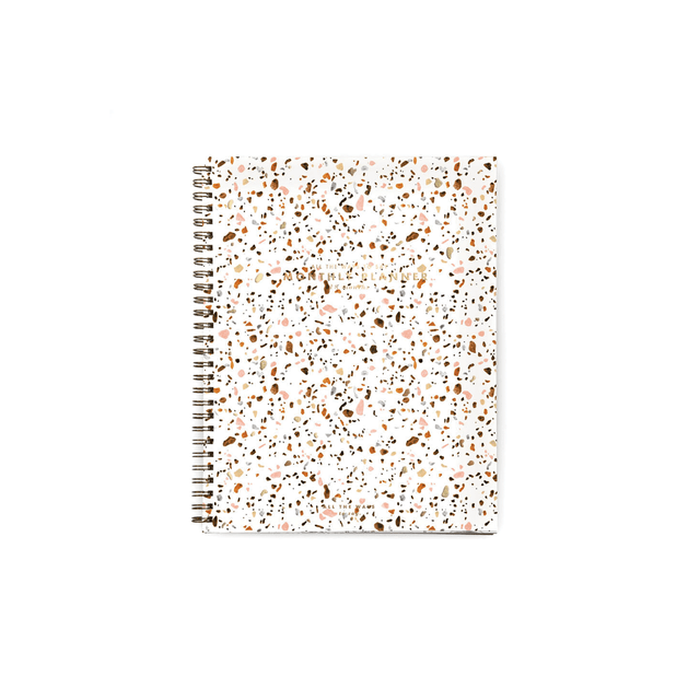All The Way To Say Planner Planner Mensile Terrazzo Cognac