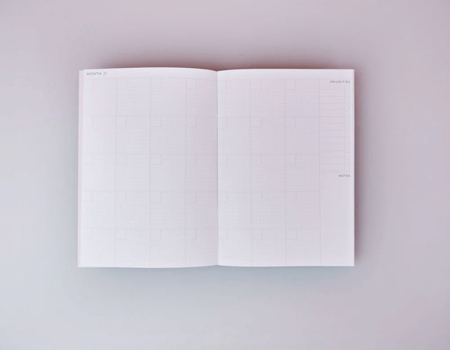 The Completist Planner Project Monthly Planner Ludlow