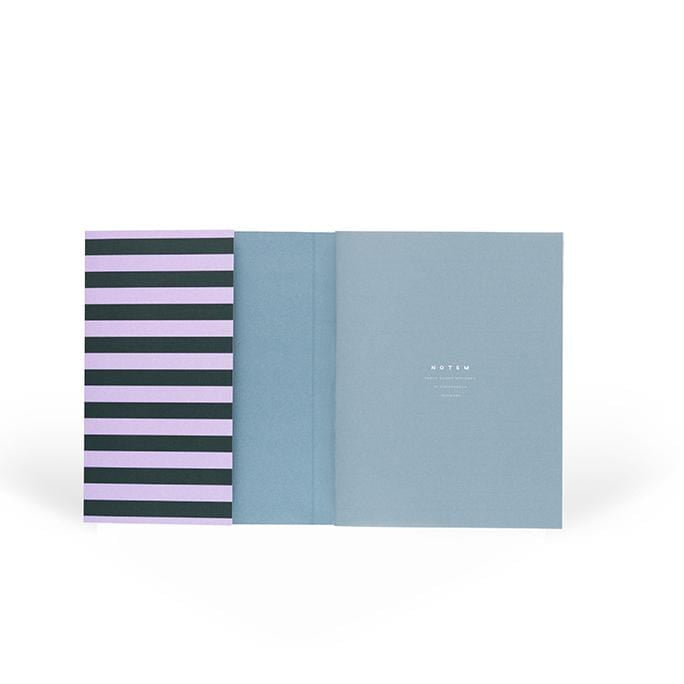 Notem Planner Uma Weekly Planner Green&Rose Stripes