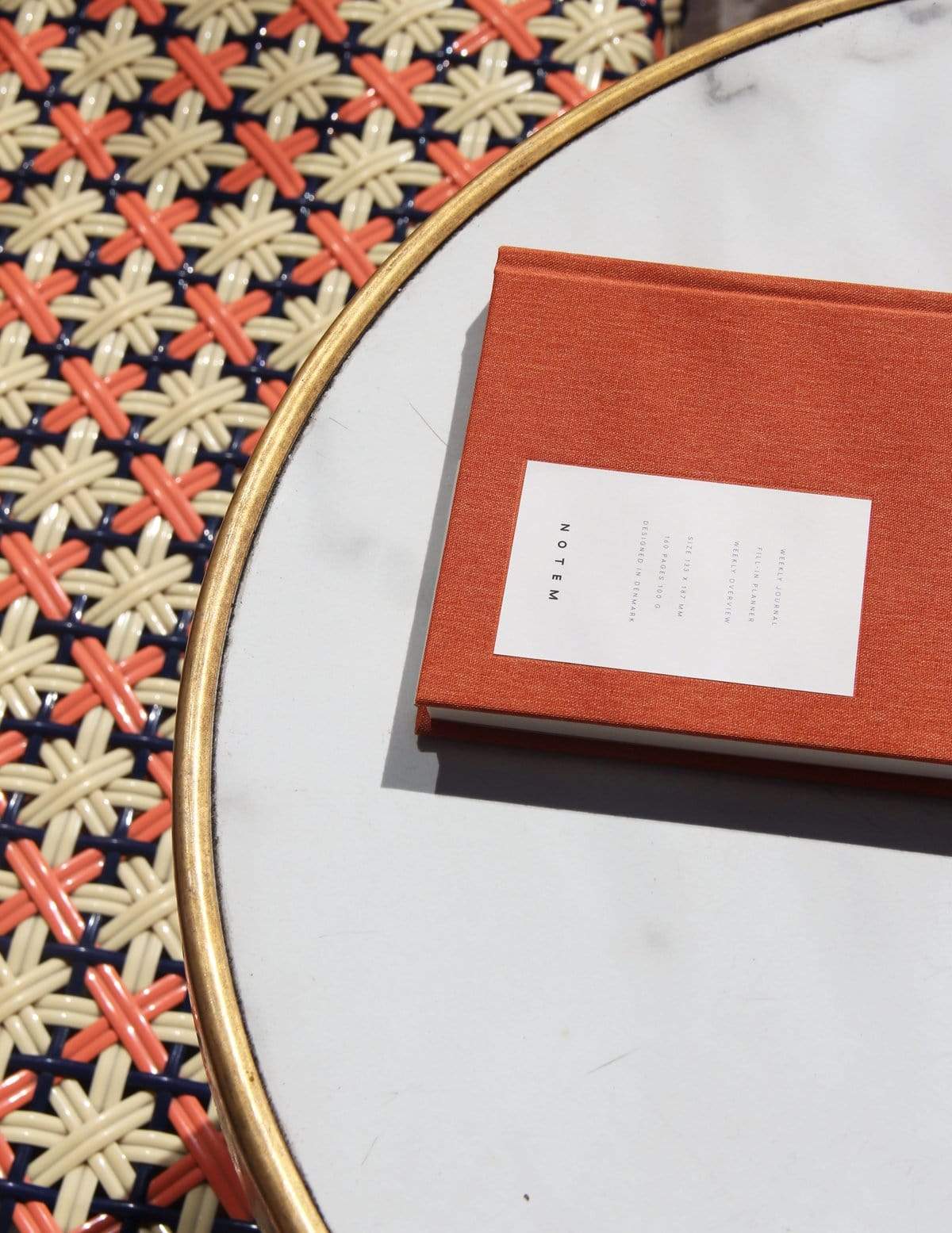 Notem Planner Weekly Journal Sienna