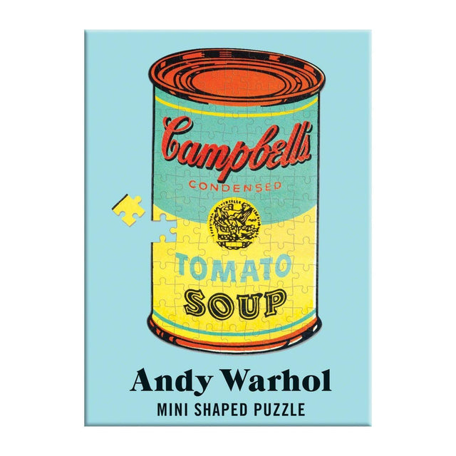 Galison Puzzle Mini puzzle sagomato Andy Warhol - Campbell's Soup
