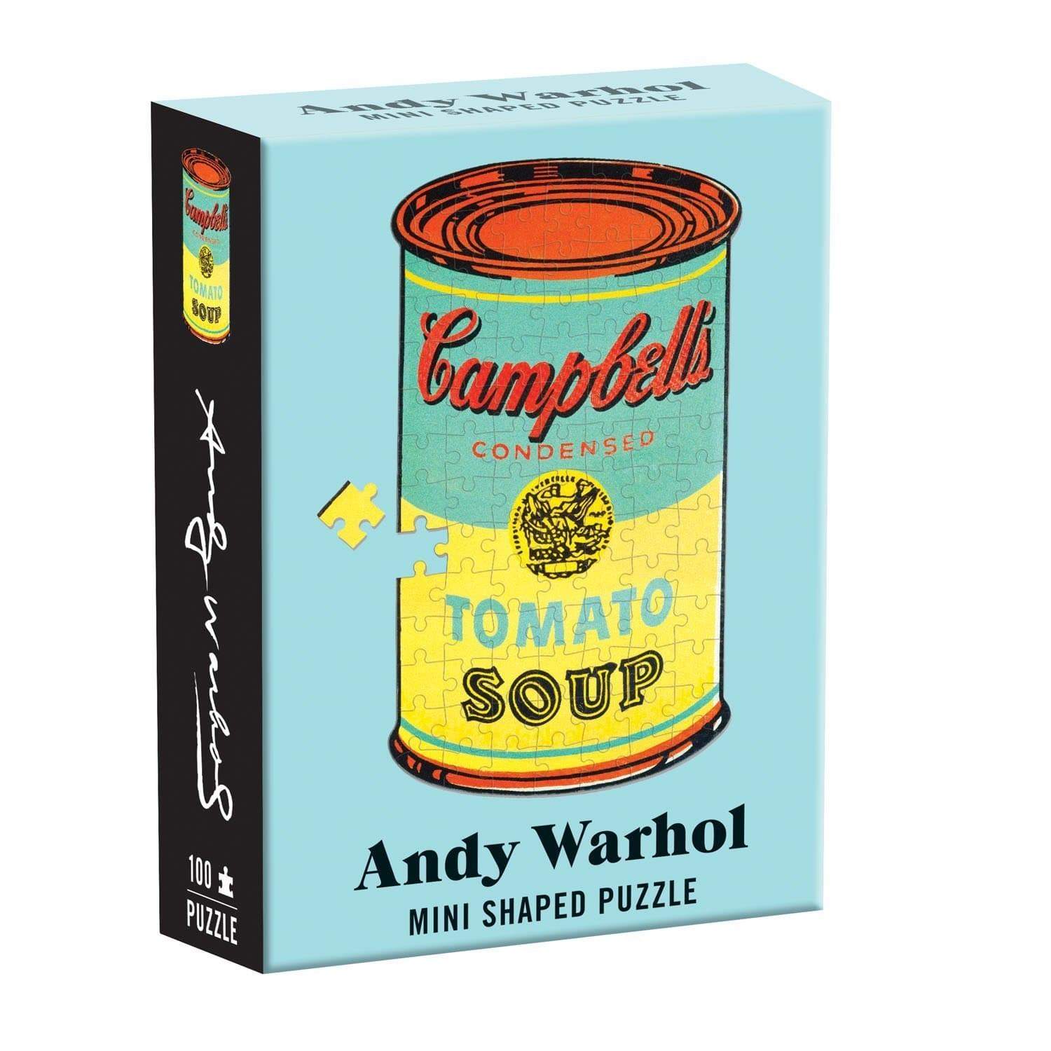 Galison Puzzle Mini puzzle sagomato Andy Warhol - Campbell's Soup
