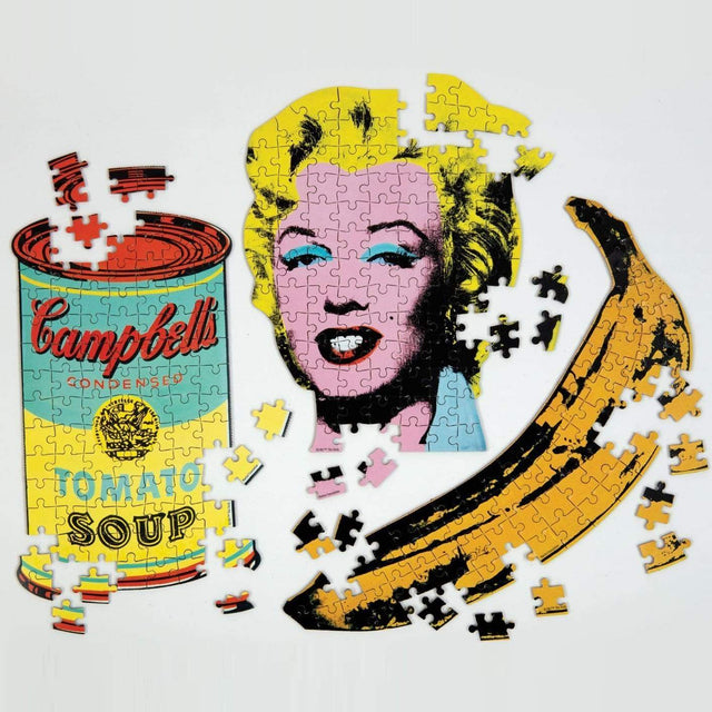Galison Puzzle Mini puzzle sagomato Andy Warhol - Campbell's Soup