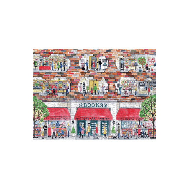 Galison Puzzle Puzzle A Day at the Bookstore 1000 pezzi