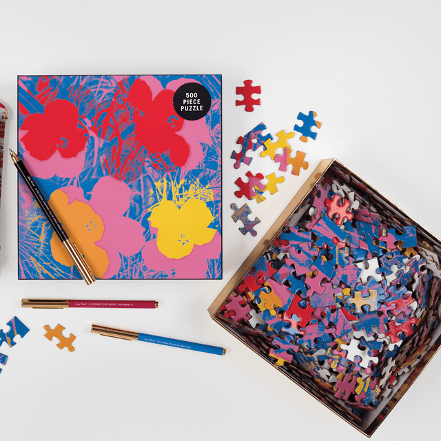 Galison Puzzle Puzzle Andy Warhol Flowers 500 pezzi