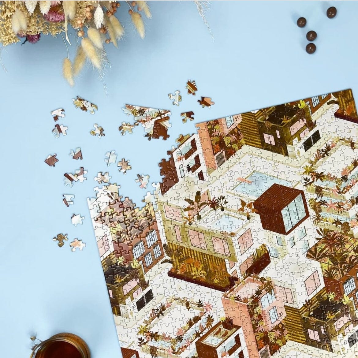 All The Way To Say Puzzle Puzzle City Terracotta 1000 pezzi