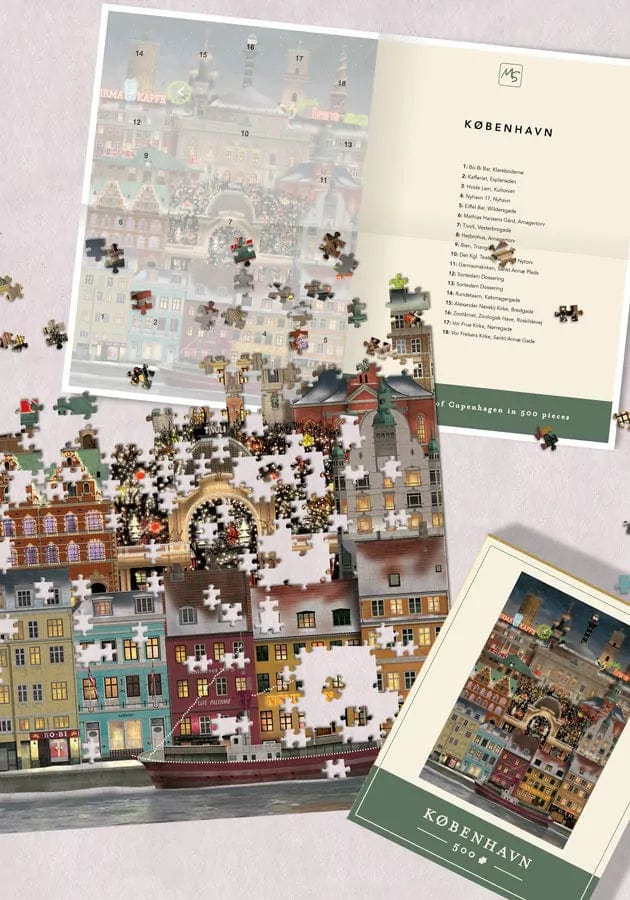 Martin Schwartz Puzzle Puzzle Copenaghen - 500 pezzi