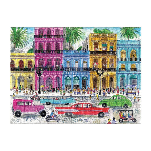 Galison Puzzle Puzzle Cuba 1000 pezzi - Michael Storrings