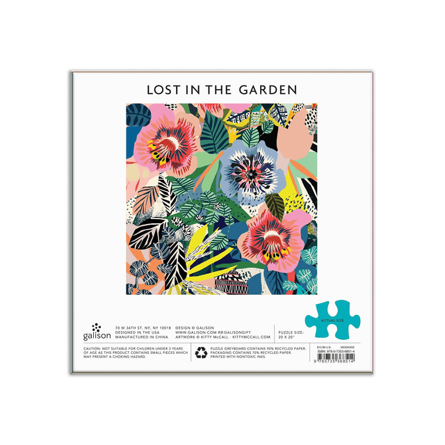Galison Puzzle Puzzle Lost in the Garden 500 pezzi
