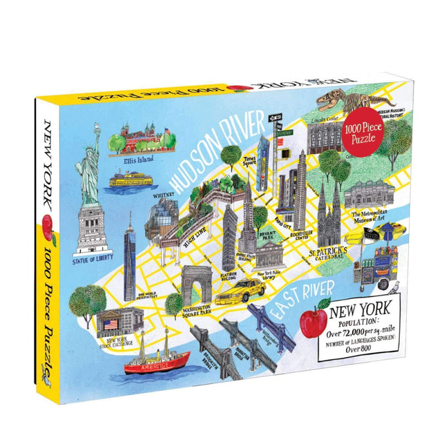 Galison Puzzle Puzzle New York City Map 1000 pezzi