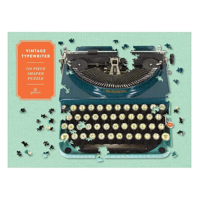 Galison Puzzle Puzzle sagomato Vintage Typewriter 750pz