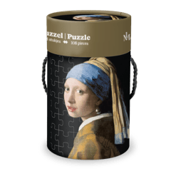 Mtday Puzzle Puzzle Vermeer - La ragazza con l'orecchino di perla