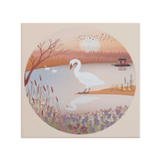 VisseVasse Puzzle Round Puzzle The Swan - 500pz