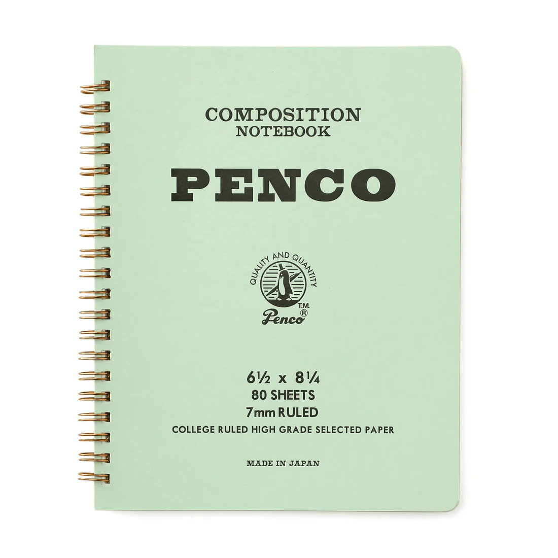 Penco Quaderni Penco Coil Notebook Large - Mint