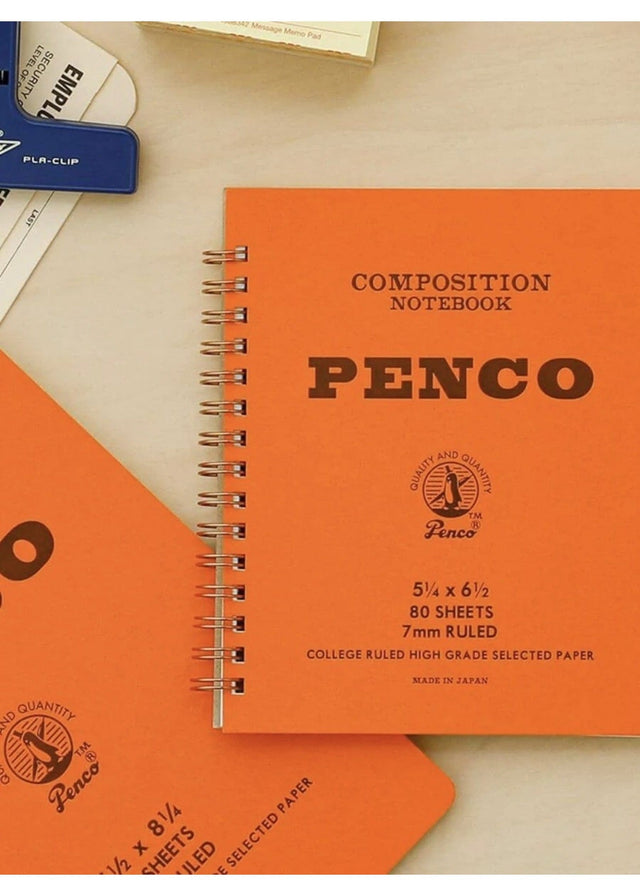 Penco Quaderni Penco Coil Notebook Large - Orange