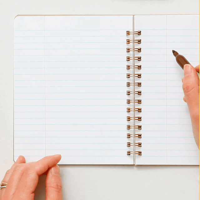Penco Quaderni Penco Coil Notebook Large - Orange
