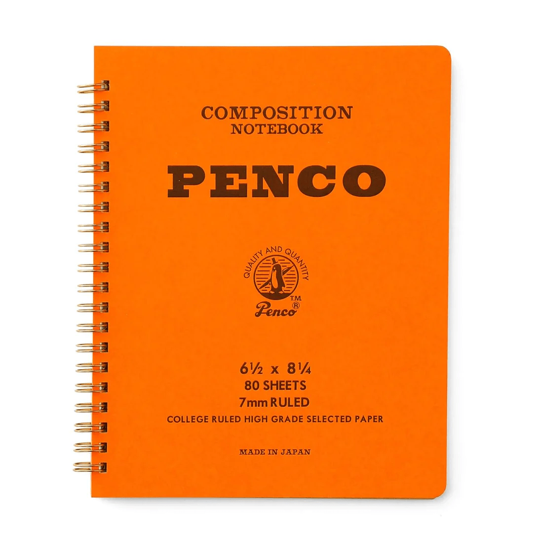 Penco Quaderni Penco Coil Notebook Large - Orange