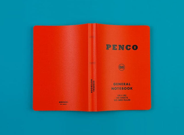 Penco Quaderni Penco Soft Notebook B6 Grid - Red
