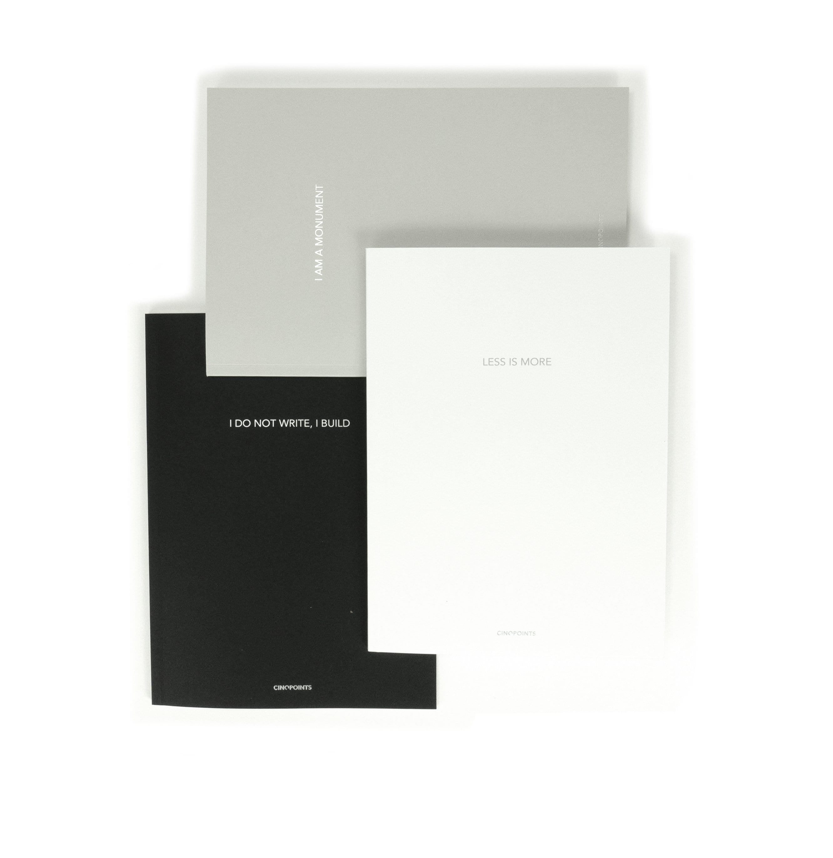 Cinqpoints Quaderni Quaderno Archiquote - I AM A MONUMENT