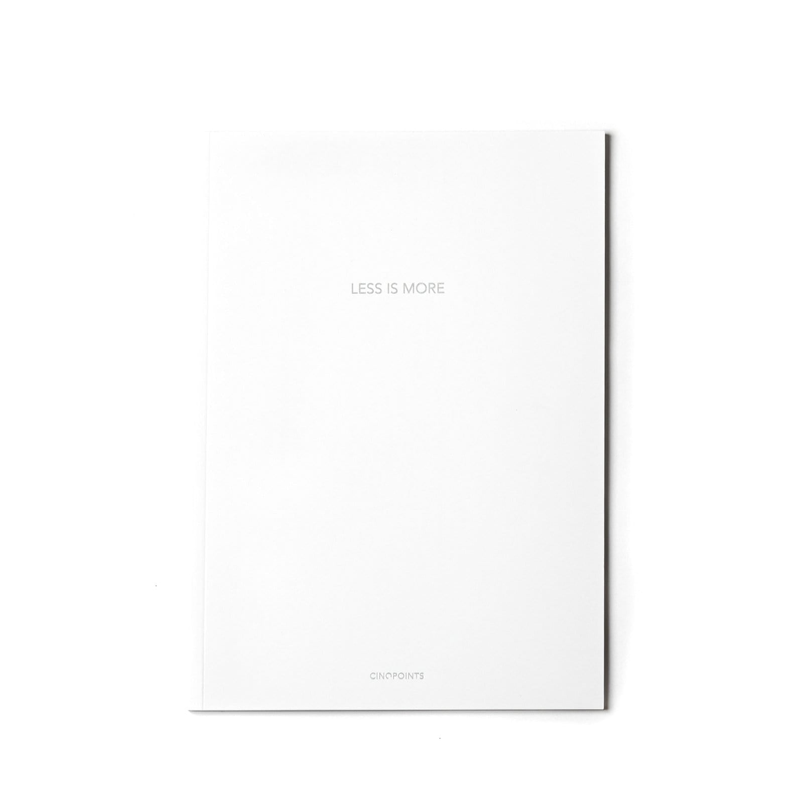 Cinqpoints Quaderni Quaderno Archiquote - Less is more