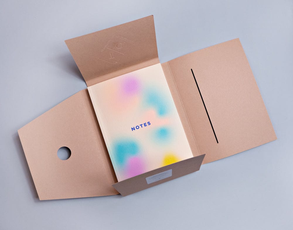 The Completist Quaderni Quaderno Gradient Flatlay