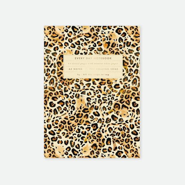 All The Way To Say Quaderni Quaderno Leopard