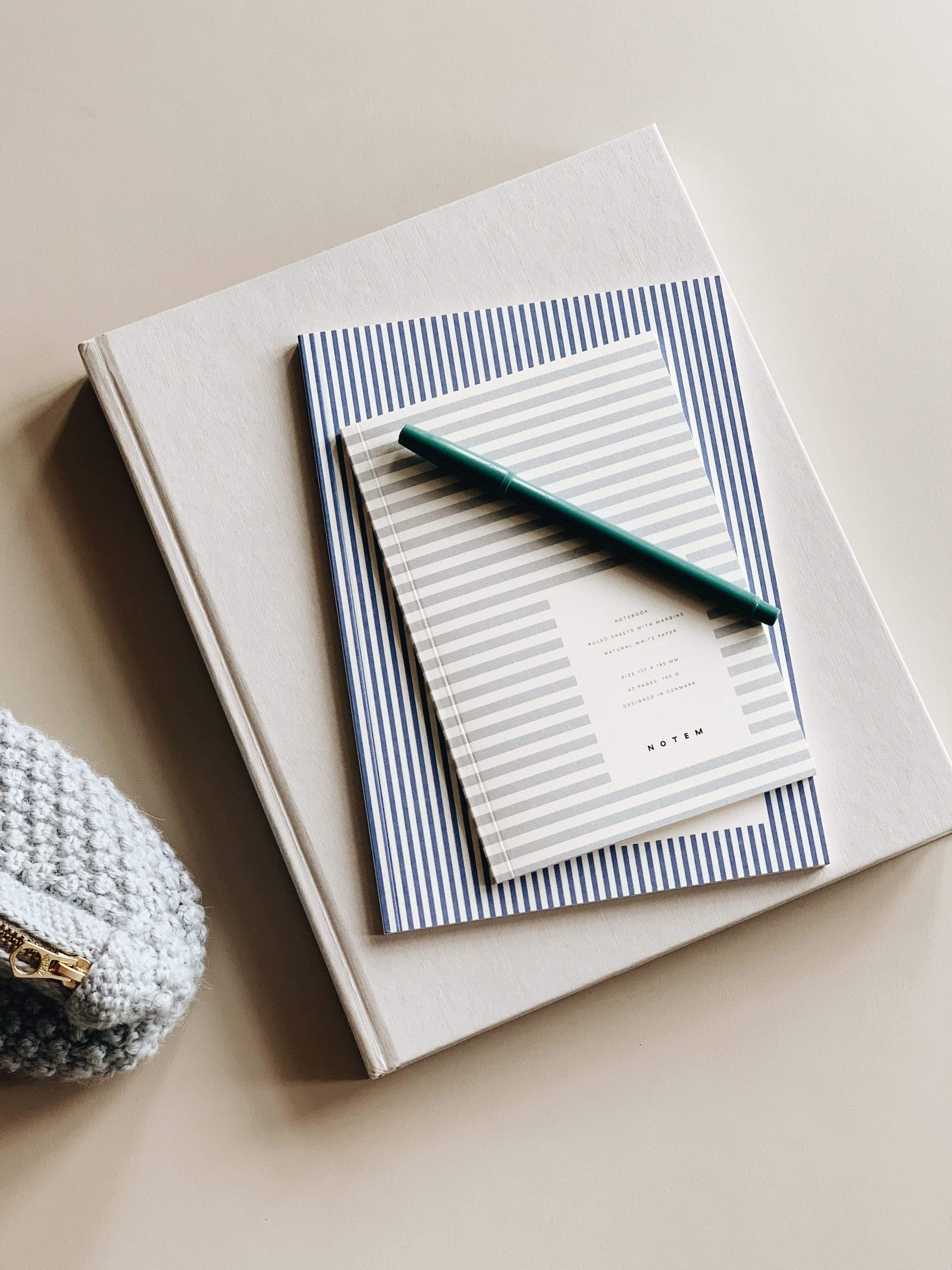 Notem Quaderni Quaderno Vita Medium Blue Stripes