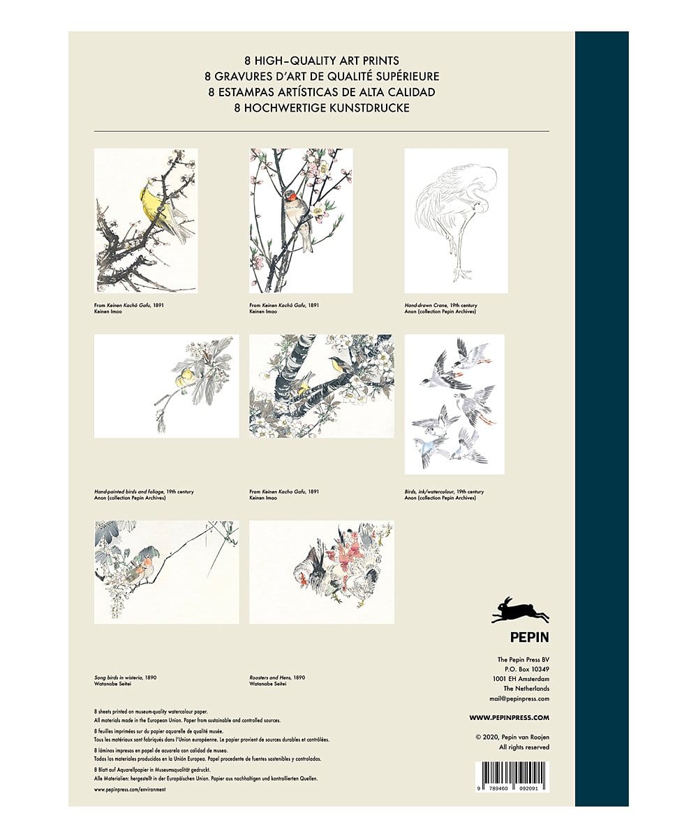 Pepin Press Stampa Art Portfolio - Japanese Birds