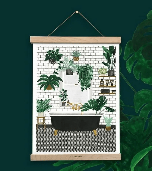 All The Way To Say Stampa Cornice magnetica in legno All The Ways