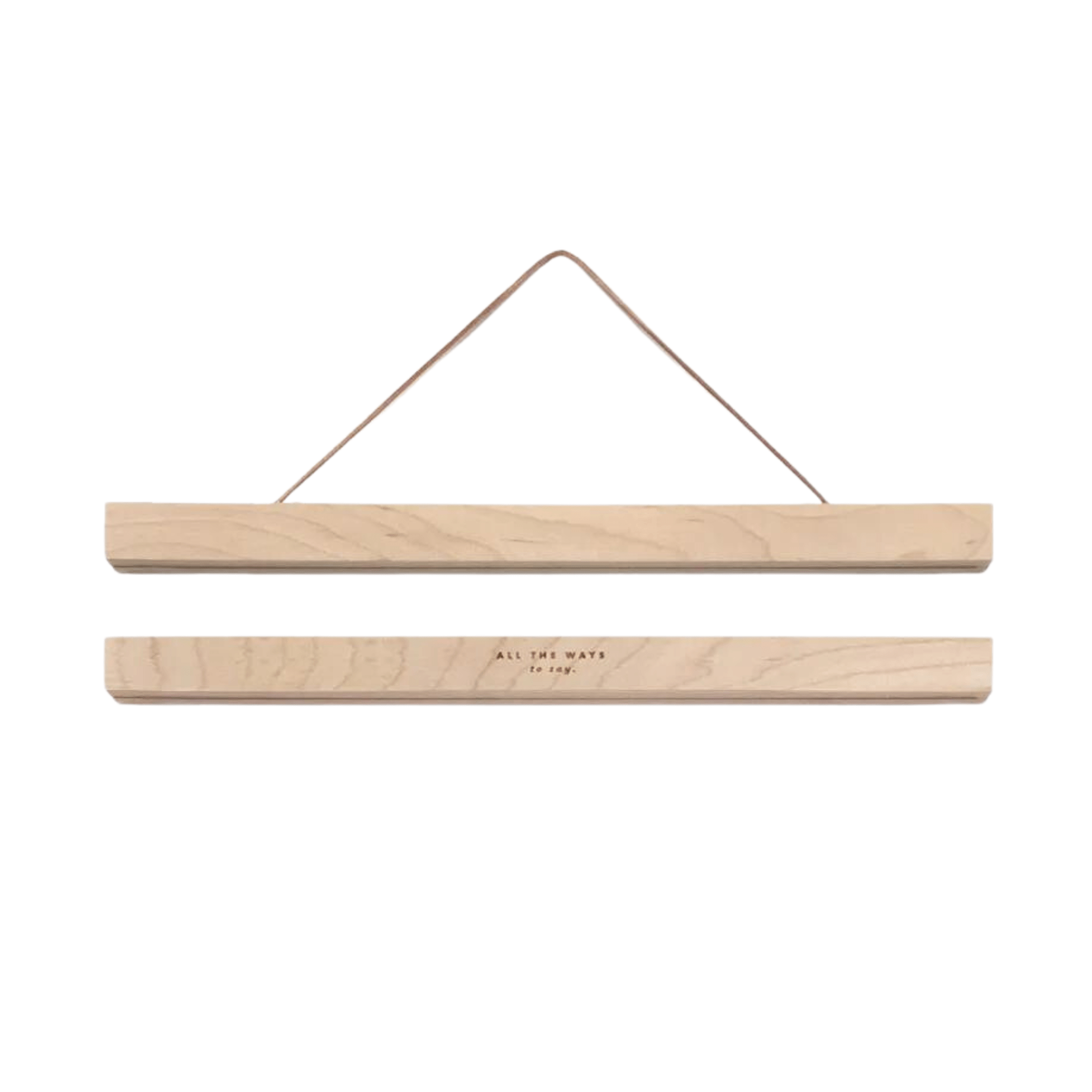 All The Way To Say Stampa LARGE Cornice magnetica in legno All The Ways