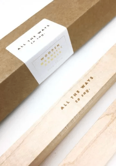 All The Way To Say Stampa Cornice magnetica in legno All The Ways