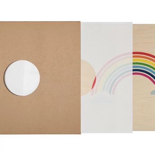 Woodhi Stampa Stampa in legno Rainbow