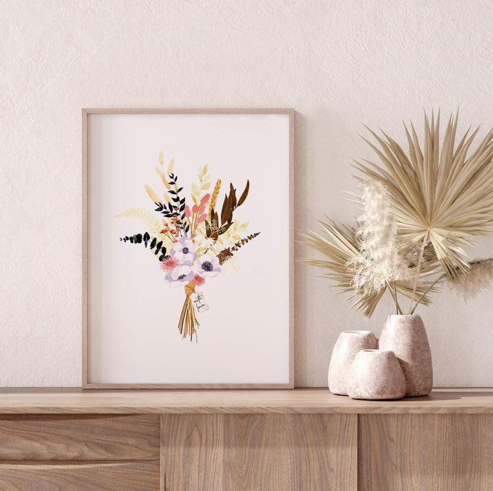 All The Way To Say Stampa Stampa Modern Bouquet